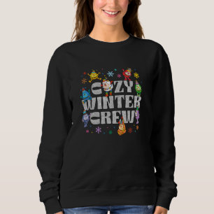 Rainbow Brite Christmas Cozy Winter Crew Sprites V Sweatshirt