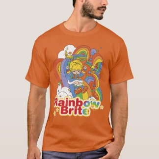 Rainbow Brite Wisp Sliding Down Rainbows Portrait  T-Shirt