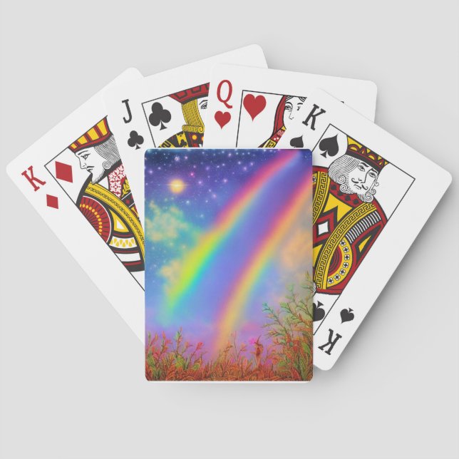 Rainbow-Brücke Spielkarten (Rückseite)
