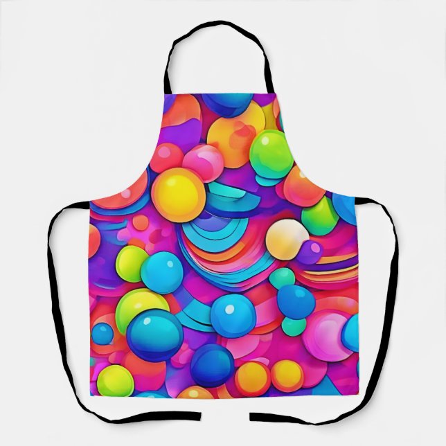 Rainbow Bubble Blast Artwork Schürze (Vorderseite)