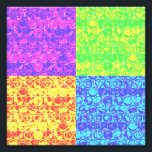 Rainbow-Bubble-Packung Pop Art Fotodruck<br><div class="desc">Pop Art Bubble Wrapper Muster in Regenbogenfarben</div>