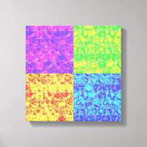 Rainbow-Bubble-Packung Pop Art