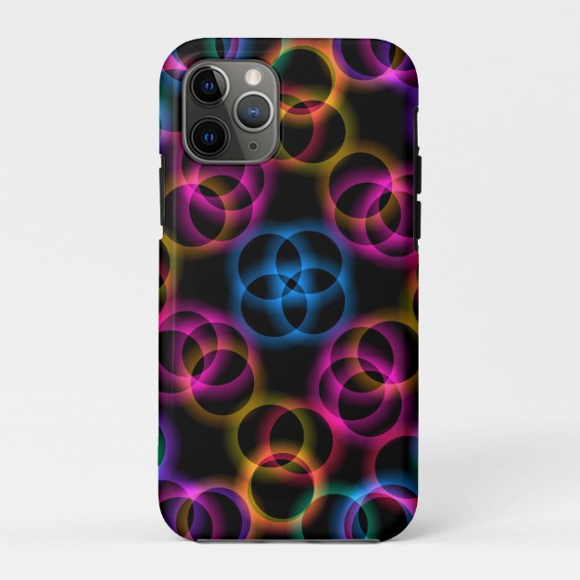 Rainbow Bubbles Case-Mate iPhone Hülle (Rückseite)
