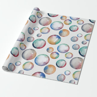 Rainbow Bubbles Geschenkpapier
