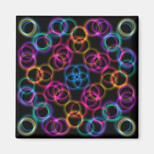 Rainbow Bubbles Magnet