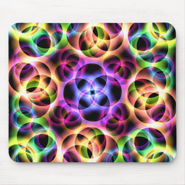 Rainbow Bubbles Mousepad (Vorne)