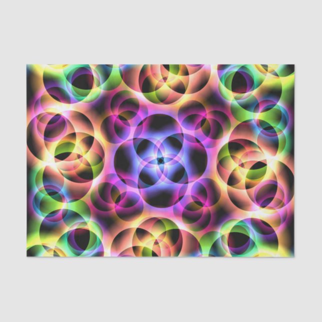 Rainbow Bubbles Seidenpapier (Vorderseite)