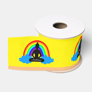 Rainbow Buddha & Achtsamkeits-Yoga /Meditation Ripsband