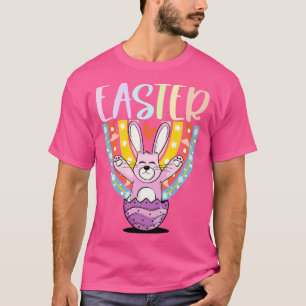Rainbow Bunny Easter Egg mit Bunny T-Shirt