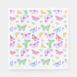 Rainbow Butterfells Serviette