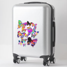 Rainbow Butterfett Extra Large Sticker