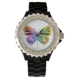 Rainbow Butterfly Armbanduhr