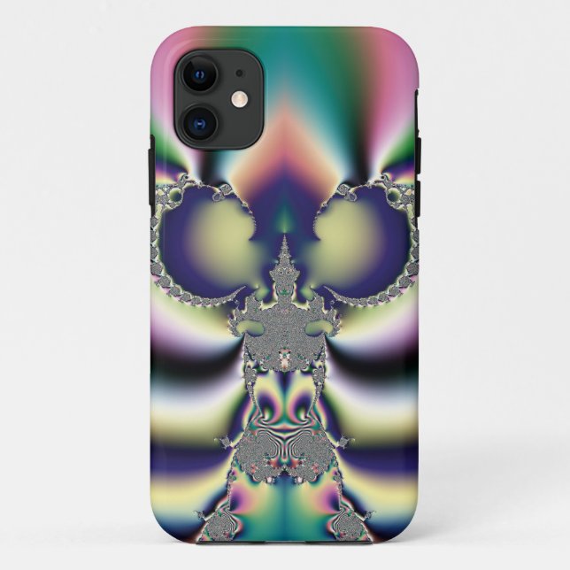 Rainbow Butterfly Case-Mate iPhone Hülle (Rückseite)