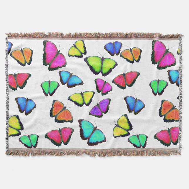 Rainbow Butterfly Decke (Vorderseite)