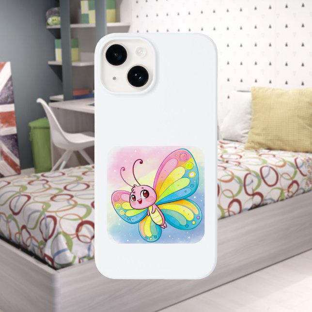 Rainbow Butterfly iPhone / iPad Gehäuse Case-Mate iPhone 14 Hülle (Von Creator hochgeladen)