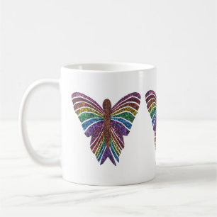 Rainbow Butterfly - Klassische Tasse (11oz)