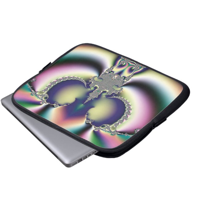 Rainbow Butterfly Laptopschutzhülle (Vorne Knopf)