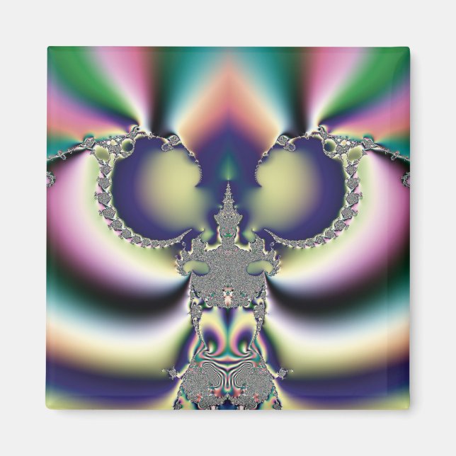 Rainbow Butterfly Magnet (Vorne)