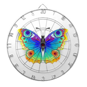 Rainbow Butterfly Peacock Eye Dartscheibe