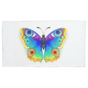 Rainbow Butterfly Peacock Eye Kissenbezug