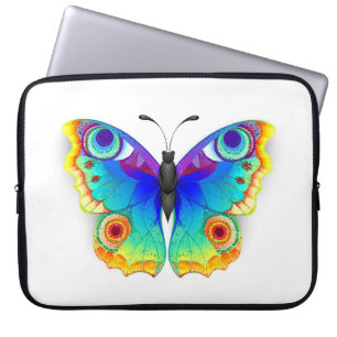 Rainbow Butterfly Peacock Eye Laptopschutzhülle