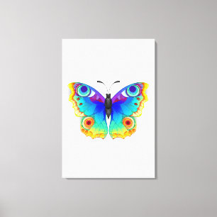 Rainbow Butterfly Peacock Eye Leinwanddruck