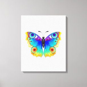 Rainbow Butterfly Peacock Eye Leinwanddruck