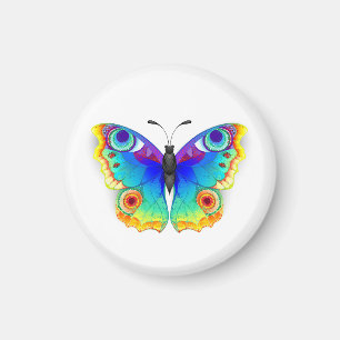 Rainbow Butterfly Peacock Eye Magnet
