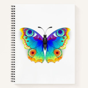Rainbow Butterfly Peacock Eye Notizbuch