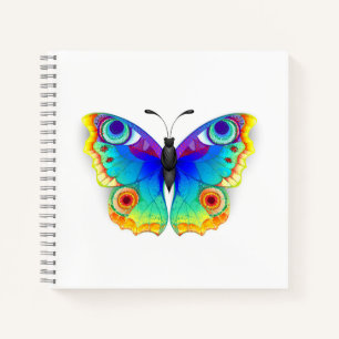 Rainbow Butterfly Peacock Eye Notizbuch
