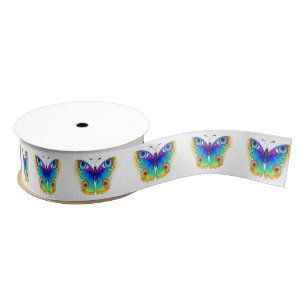 Rainbow Butterfly Peacock Eye Ripsband