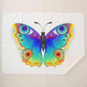 Rainbow Butterfly Peacock Eye Sherpadecke