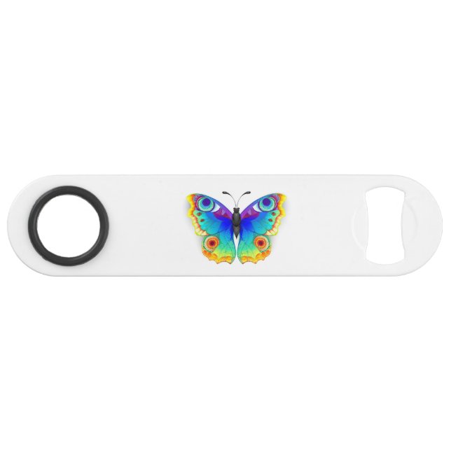 Rainbow Butterfly Peacock Eye Speed Flaschenöffner (Vorderseite (Horizontal))