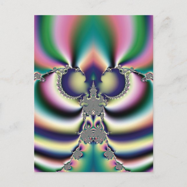 Rainbow Butterfly Postkarte (Vorderseite)