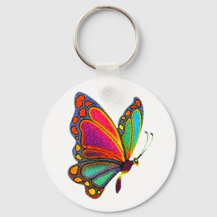 Rainbow Butterfly Schlüsselanhänger