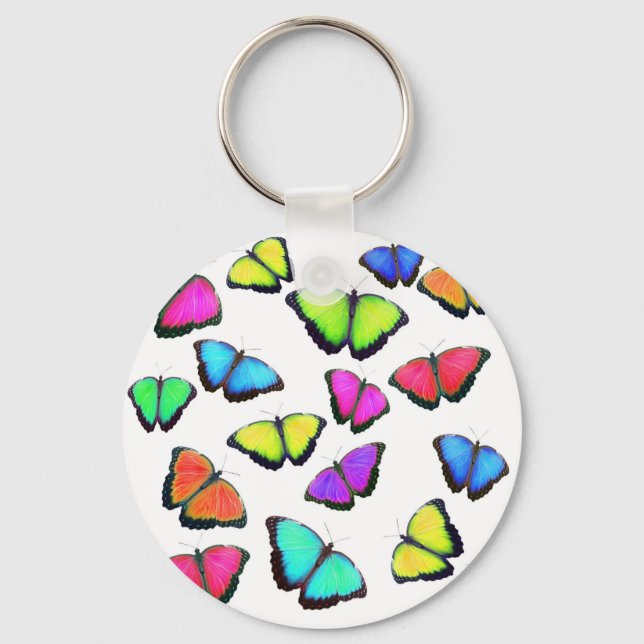 Rainbow Butterfly Schlüsselanhänger (Vorderseite)