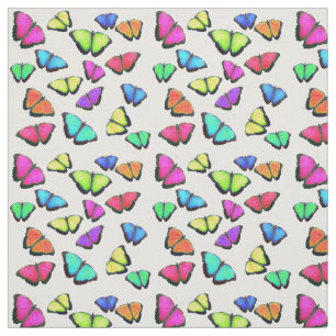 Rainbow Butterfly Stoff