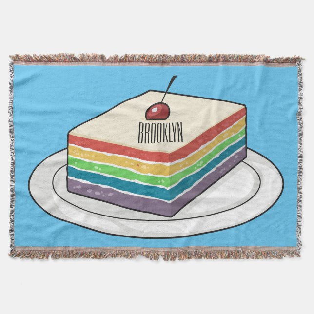 Rainbow cake Cartoon Decke (Vorderseite)