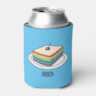 Rainbow cake Cartoon Dosenkühler