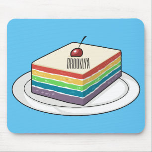 Rainbow cake Cartoon Mousepad