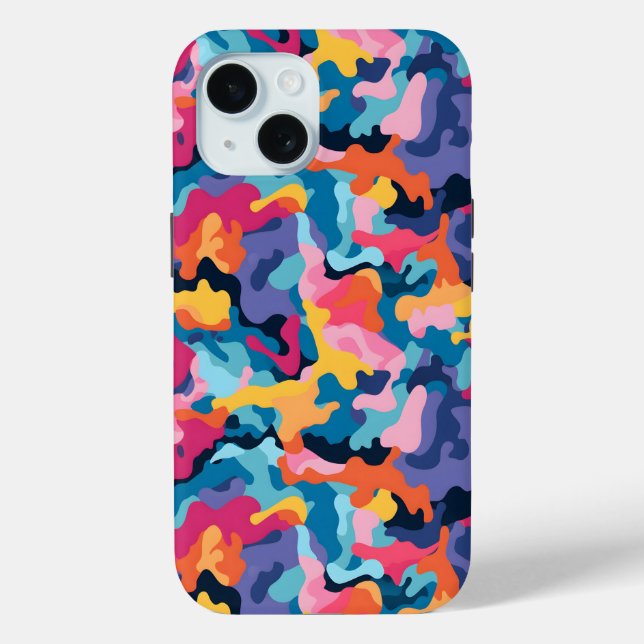 Rainbow Camouflage Case-Mate iPhone Hülle (Rückseite)