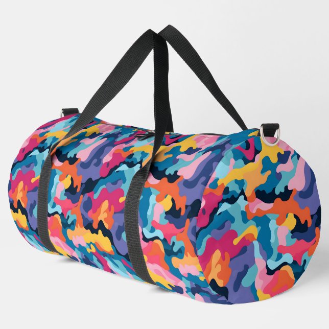 Rainbow Camouflage Duffle Bag (Linke Ecke)