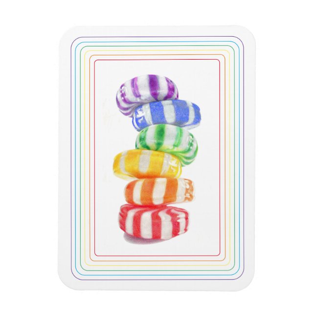 RAINBOW CANDY 3x4 Flexible Magnet (Vertikal)