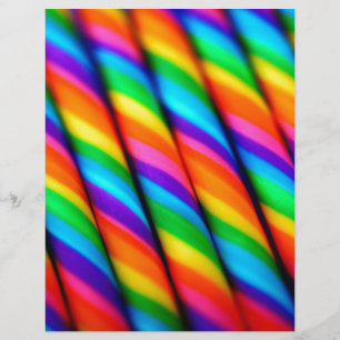 Rainbow Candy Cane