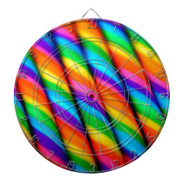 Rainbow Candy Cane Dartscheibe