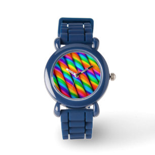 Rainbow Candy Cane Watch Armbanduhr