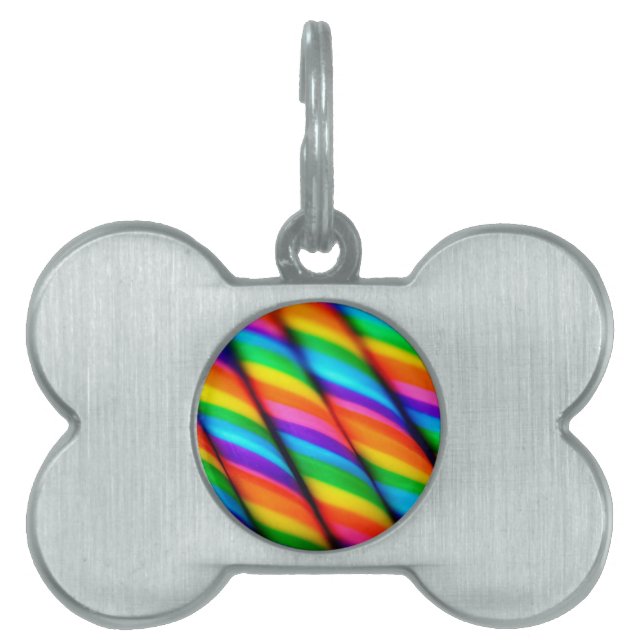 Rainbow Candy Canes 2 Tiermarke (Vorderseite)