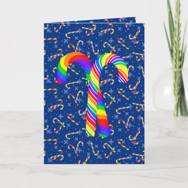 Rainbow Candy Canes Prix Weihnachten (Vorderseite)