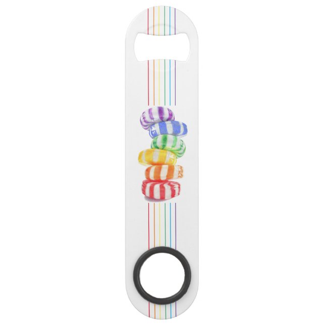 RAINBOW CANDY Speed Bottle Opener Flaschenöffner (Vorderseite)