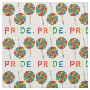 Rainbow Candy Sweet Lolly Lollipop Gay Pride LGBT Stoff